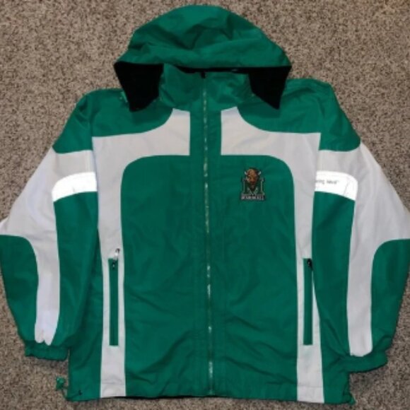 Marshall University Thundering Herd Cheneral Jacket Coat Reversible Men's Medium - Picture 1 of 10